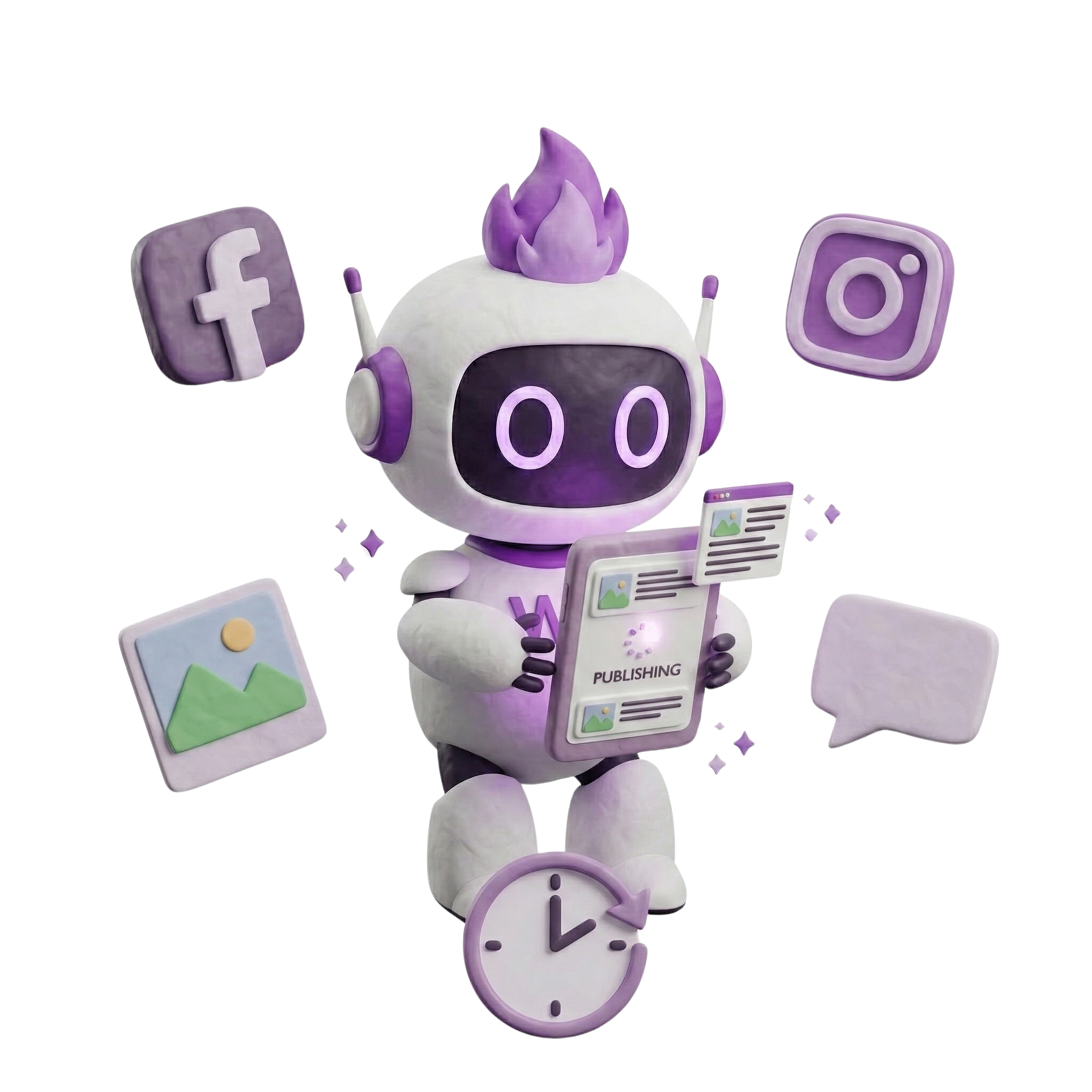 SocialAI — tự động tạo ảnh, caption và đăng lên Facebook, Instagram